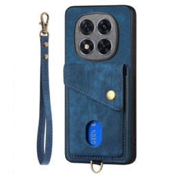 Nahkaefektikorttikotelo Ja Nauha