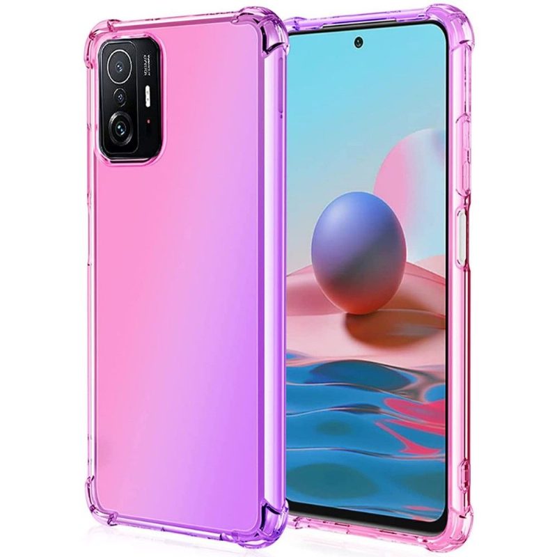 Kuori Xiaomi 11T / 11T Pro Suojakuori Läpinäkyvä Kaksivärinen