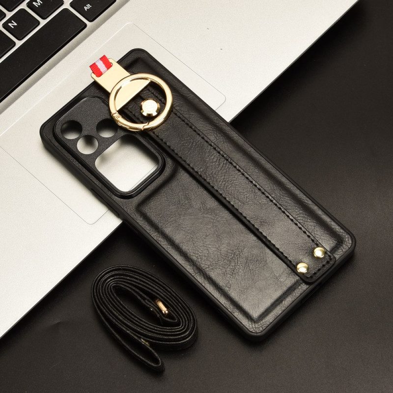 Case Vivo V30 5g Puhelinkuoret Käyttöohjeen Mukainen Ranneke Ja Rengas