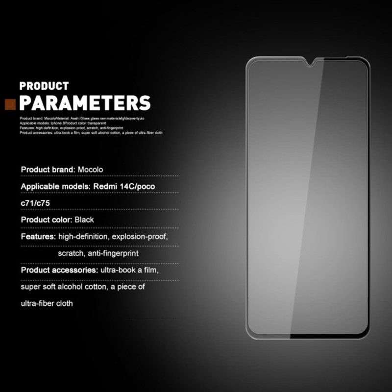 Koko Näytön Karkaistusta Lasista Valmistettu Suojakalvo Poco C71 Mocololle