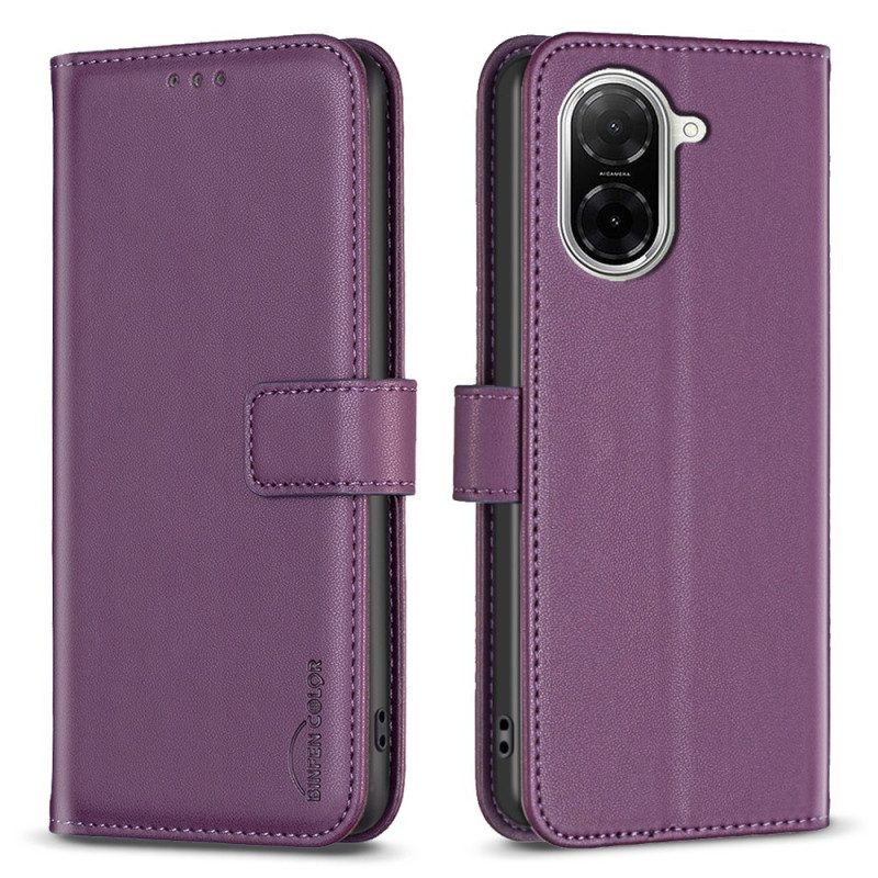 Kotelot Poco C71 Binfen Color Keinonahka Suojakuori