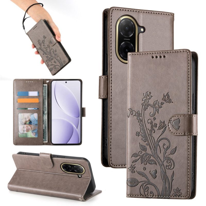 Kotelot Poco C71 Kukat Suojakuori