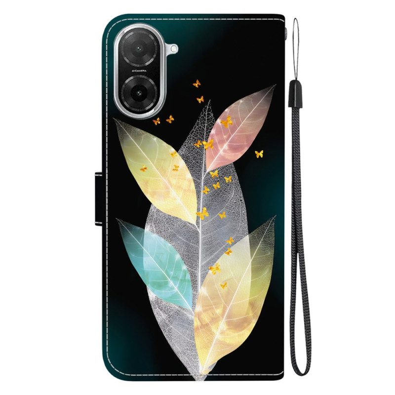 Kotelot Poco C71 Puhelinkuoret Värikkäät Lehdet