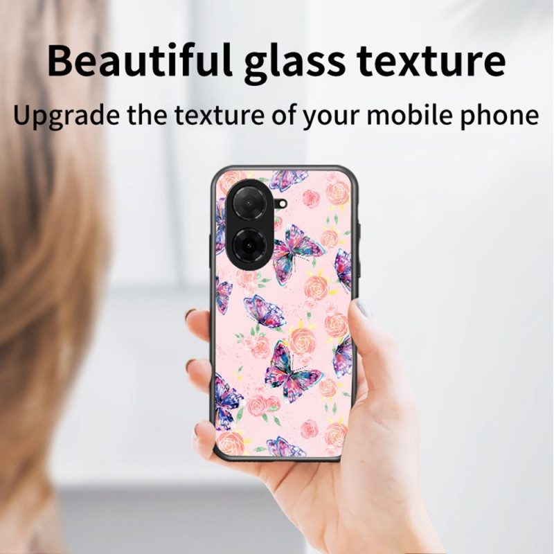 Kuori Poco C71 Perhoskuvioinen Karkaistu Lasi