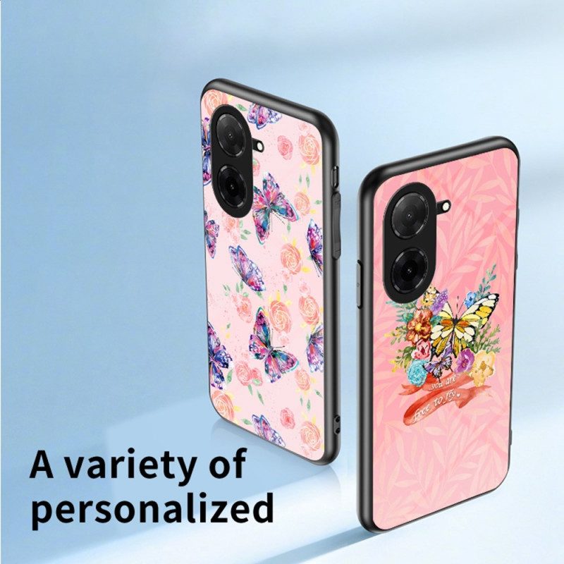 Kuori Poco C71 Perhoskuvioinen Karkaistu Lasi