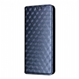 Nahkakotelo Poco C71 3d-kuutiot