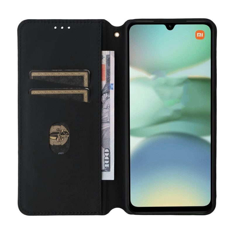 Nahkakotelo Poco C71 3d-kuutiot