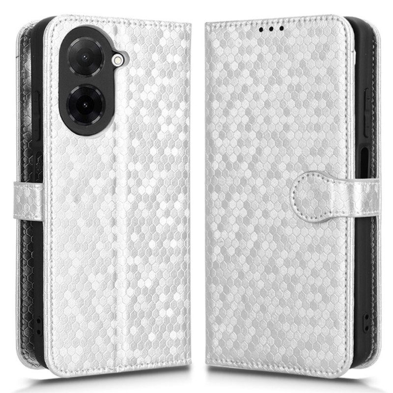 Nahkakotelo Poco C71 Kiiltävä