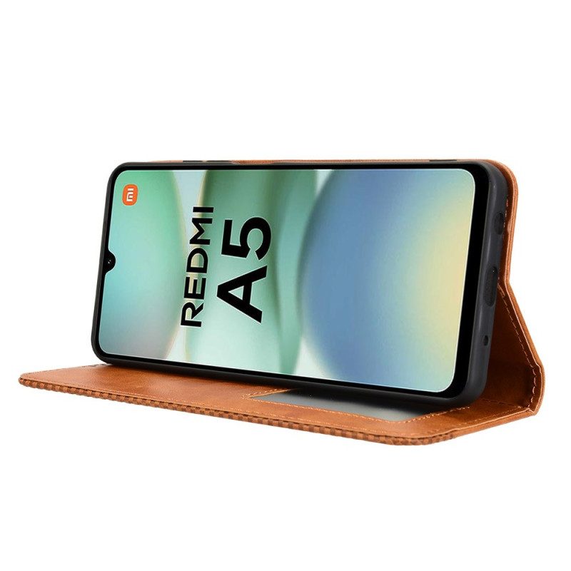 Nahkakotelo Poco C71 Puhelinkuoret Vintage-reunus