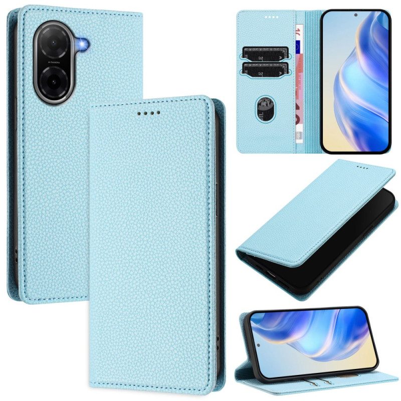 Nahkakotelo Poco C71 Ruskea Tekonahka