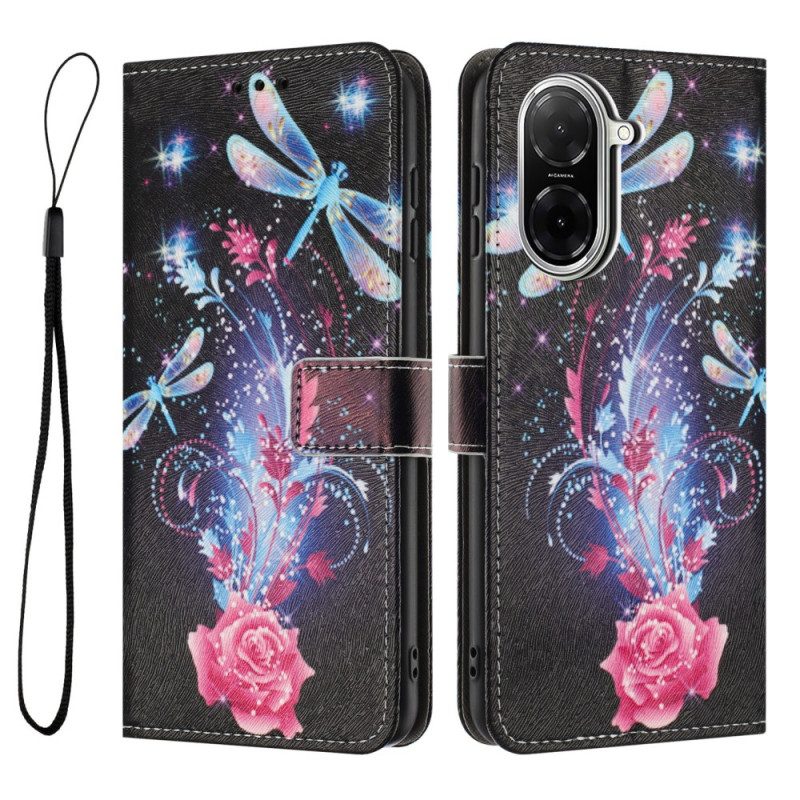 Nahkakotelo Poco C71 Sudenkorentojen Lento