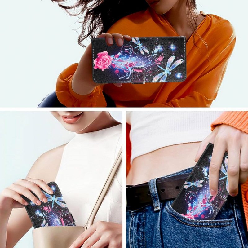 Nahkakotelo Poco C71 Sudenkorentojen Lento