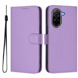 Nahkakotelo Poco C71 Yksivärinen