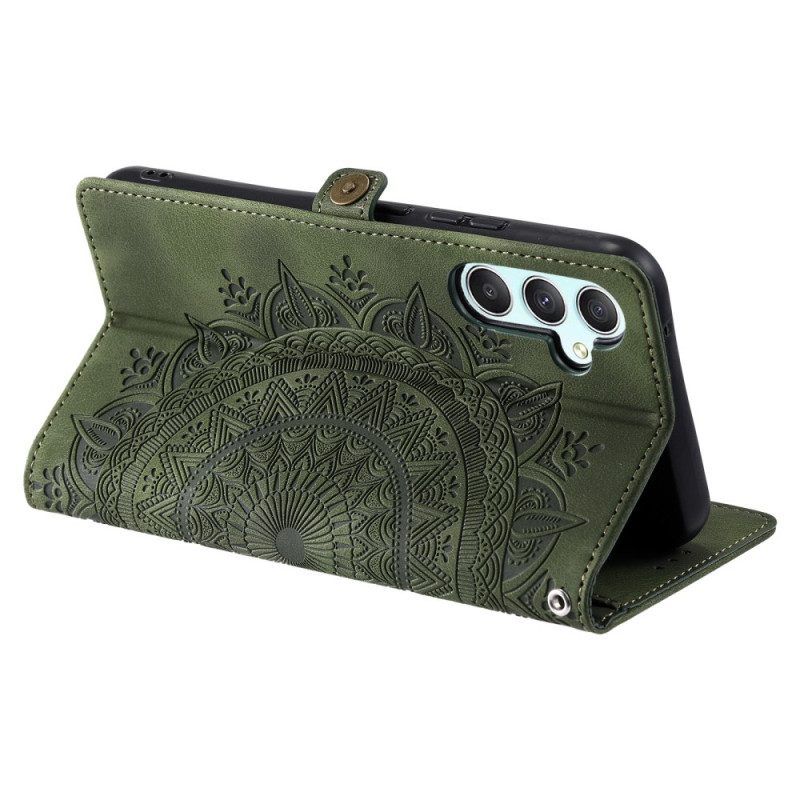 Kotelot Samsung Galaxy S25 5g Mandala-mokkanahkaefekti Suojakuori