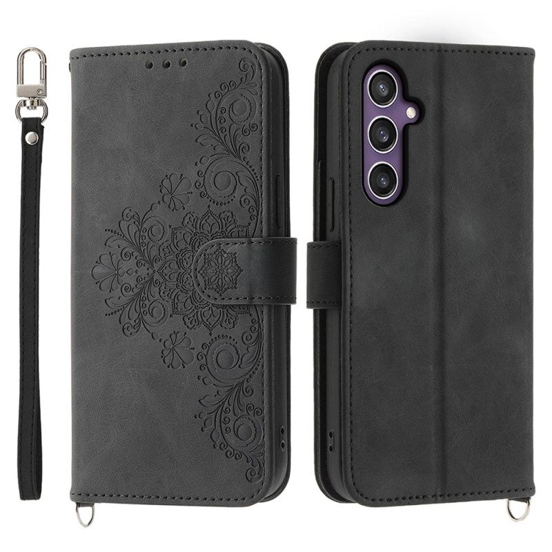 Kotelot Samsung Galaxy S25 5g Pitsikuvioinen Hihna