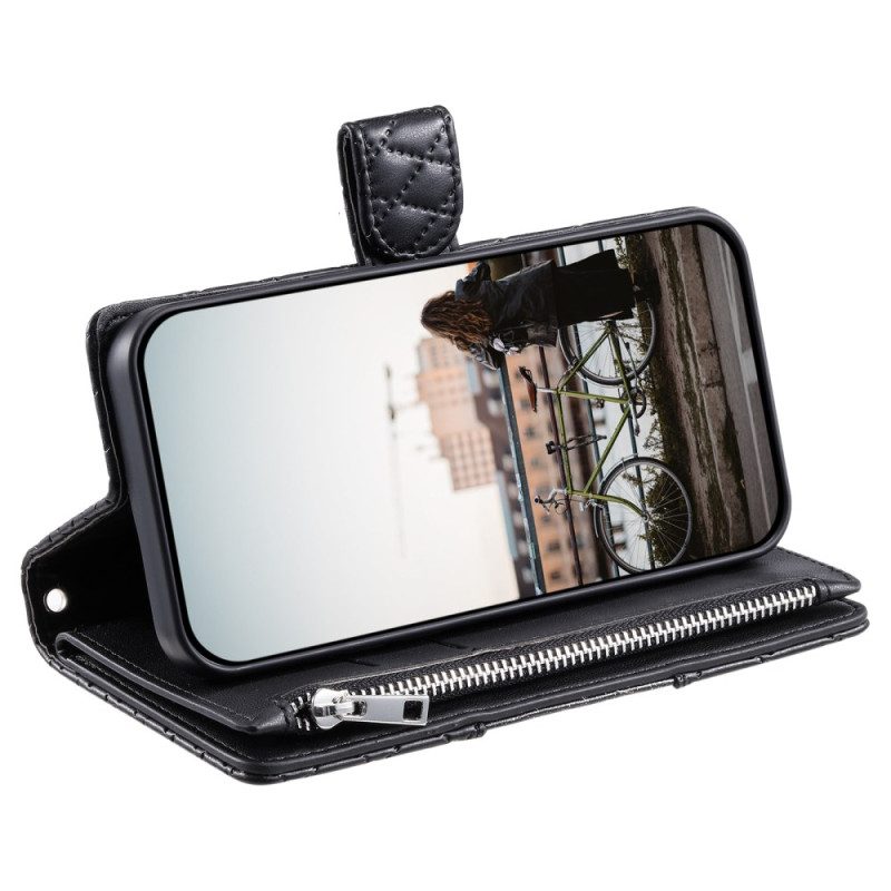 Kotelot Samsung Galaxy S25 5g Puhelinkuoret Tikattu Vetoketjullinen Lompakko