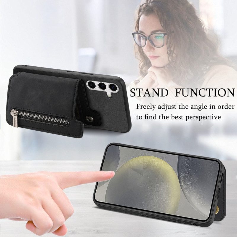 Kuori Samsung Galaxy S25 5g Irrotettavalla Magneettisella Korttikotelolla