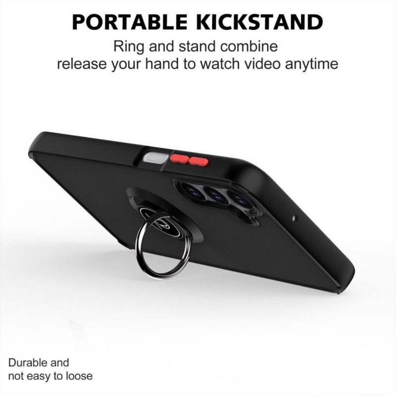 Kuori Samsung Galaxy S25 5g Kaksivärinen Sormusteline Suojakuori