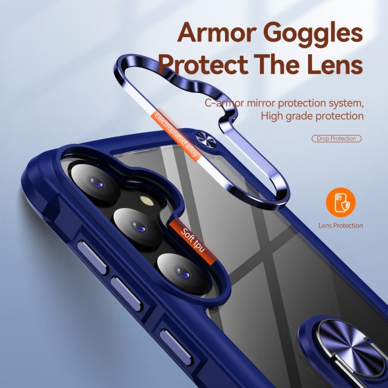 Kuori Samsung Galaxy S25 5g Kirkas Integroidulla Jalustalla