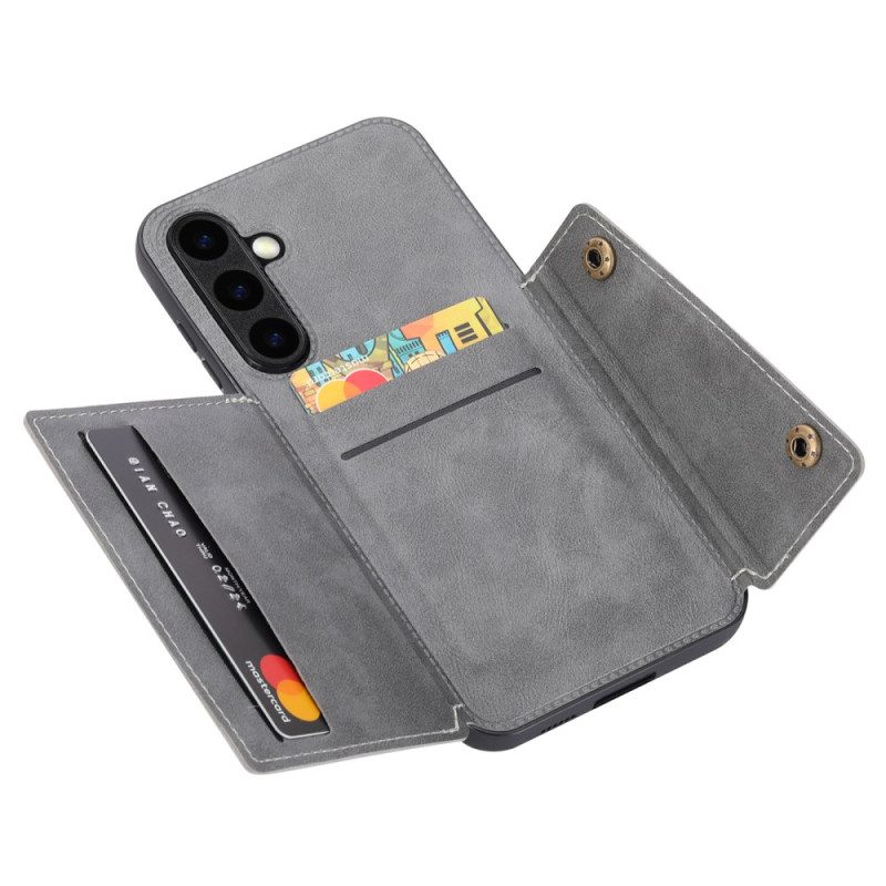 Kuori Samsung Galaxy S25 5g Korttikotelo Ja Jalusta