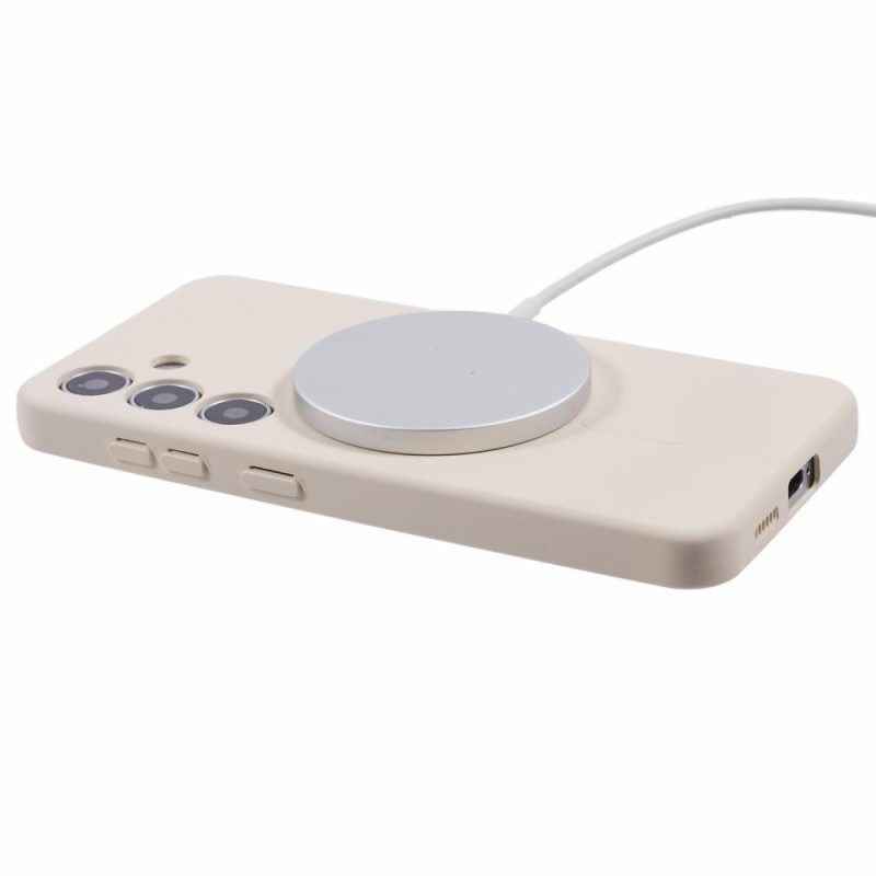 Kuori Samsung Galaxy S25 5g Magsafe-yhteensopiva Silikonikorkki
