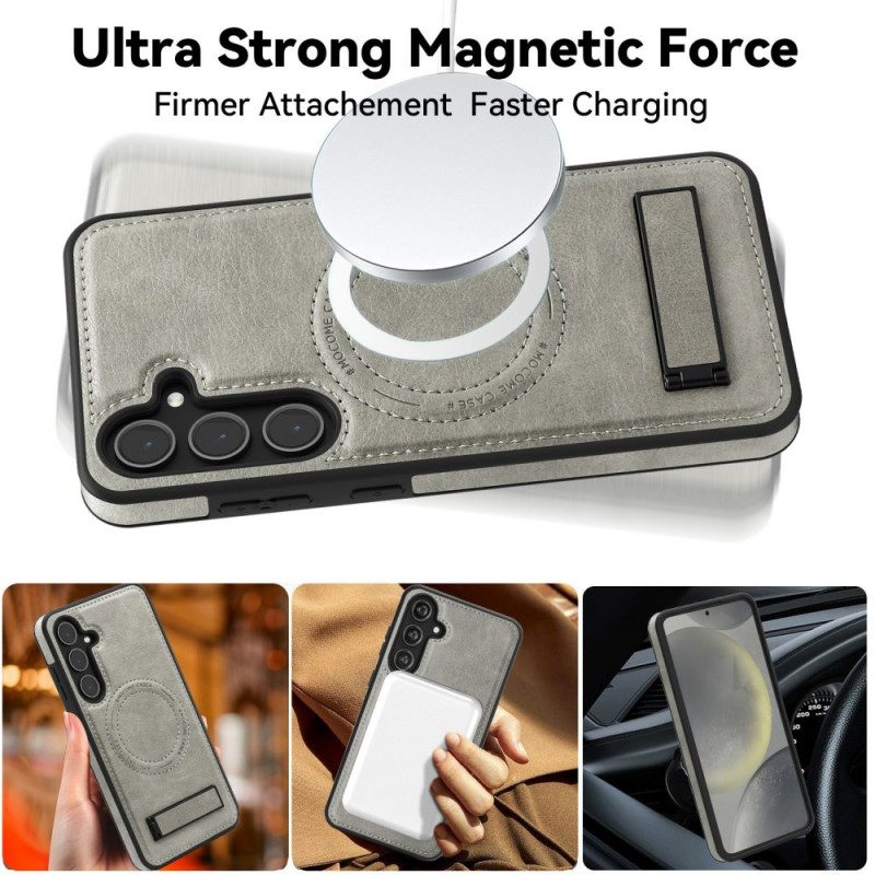 Kuori Samsung Galaxy S25 5g Sisäänrakennettu Kiinnitys Ja Magsafe-yhteensopivuus Suojakuori