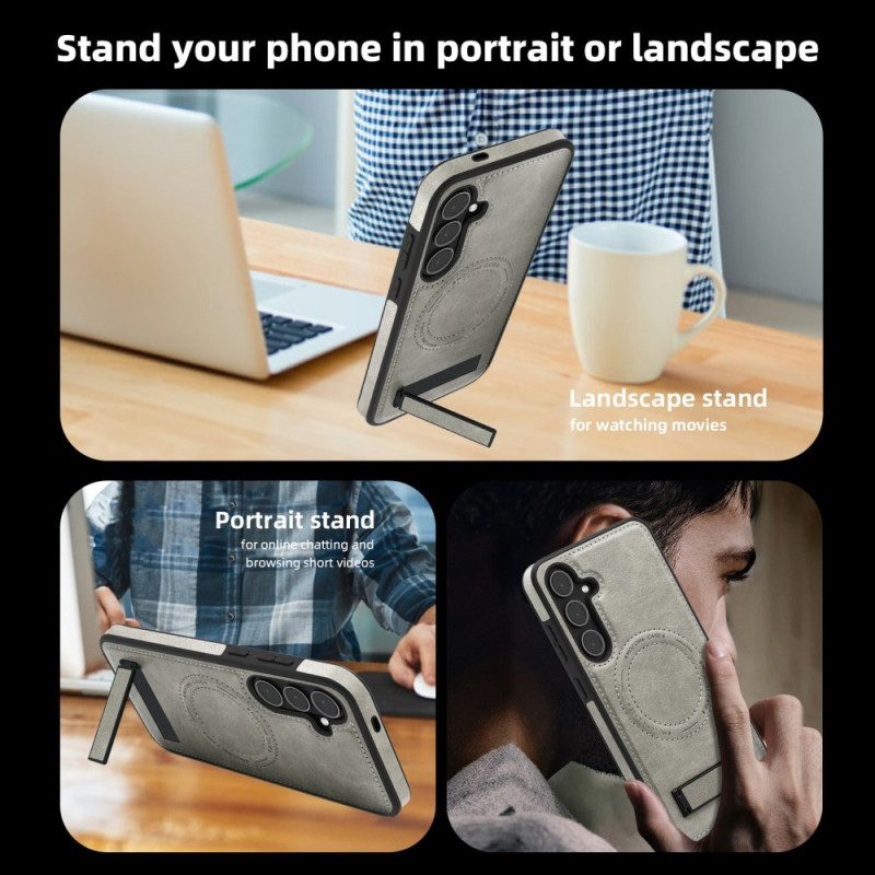 Kuori Samsung Galaxy S25 5g Sisäänrakennettu Kiinnitys Ja Magsafe-yhteensopivuus Suojakuori