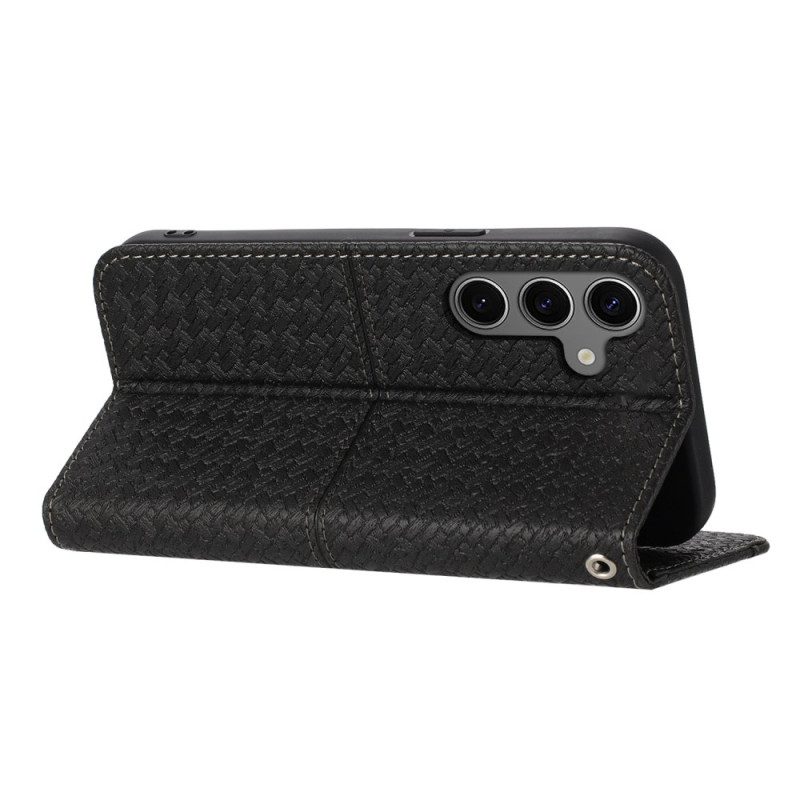 Nahkakotelo Samsung Galaxy S25 5g Hieno Reunus