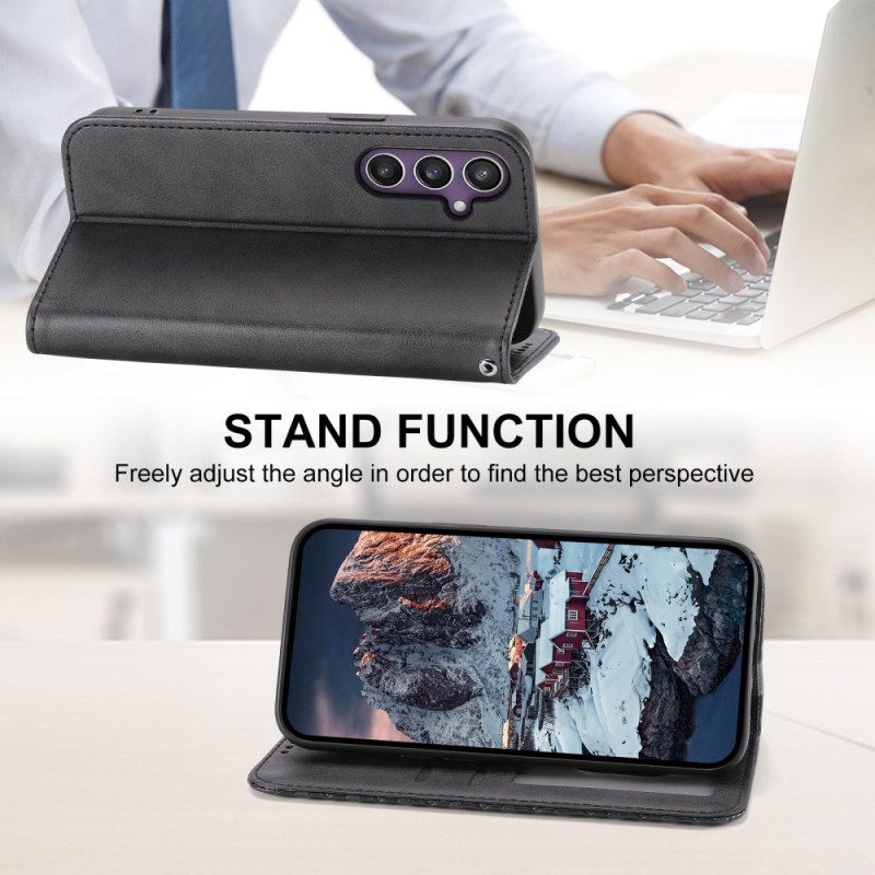 Nahkakotelo Samsung Galaxy S25 5g Puhelinkuoret Vasikannahkakuvio