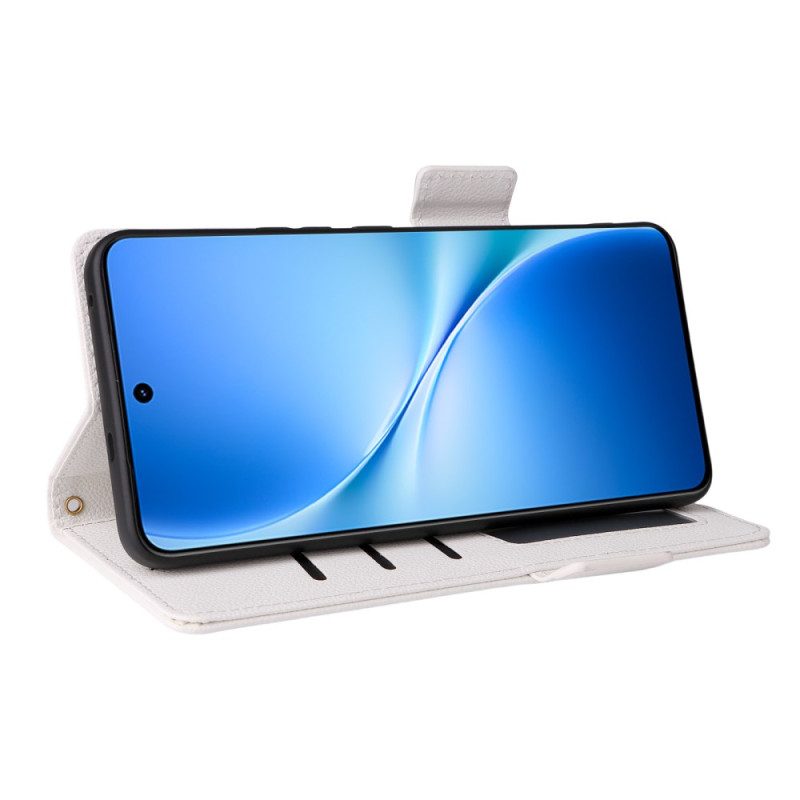 Kotelot Vivo V60 Lite Keinonahkaa Ja Hihnat Suojakuori