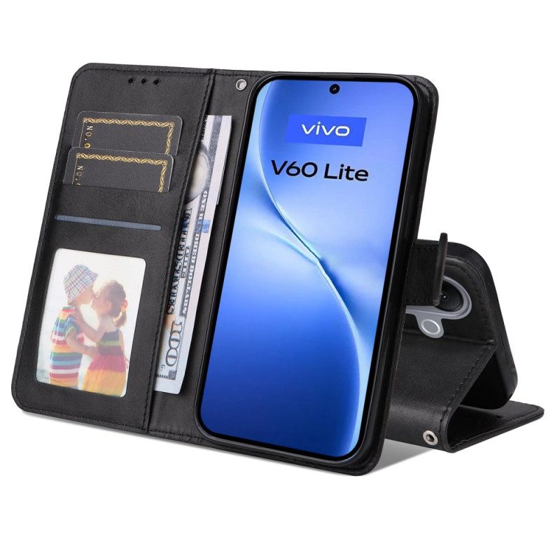 Kotelot Vivo V60 Lite Nahkakuvio Suojakuori