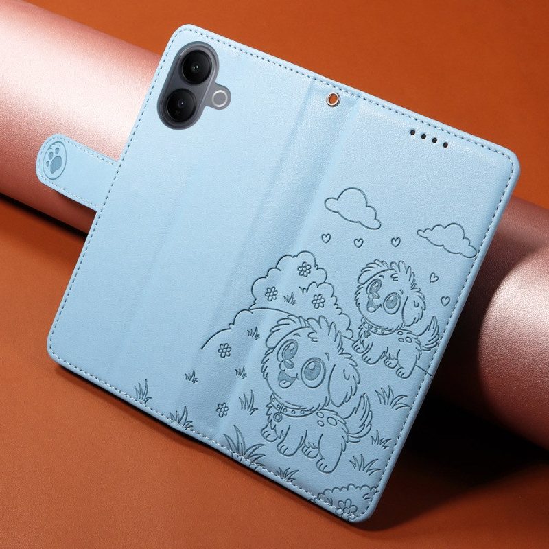 Kotelot Vivo V60 Lite Rfid-suojaus Ja Koirakuvio Suojakuori