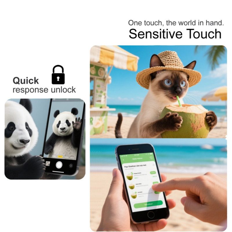 Lasinen Näytönsuoja Vivo V60 Litelle (sormenjälkitunnistus)