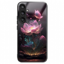 Case Samsung Galaxy S25 Plus 5g Puhelinkuoret Karkaistusta Lasista Valmistettu Lootus