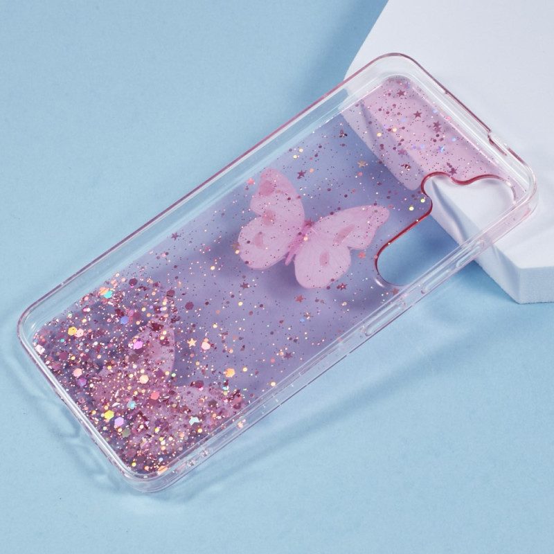 Case Samsung Galaxy S25 Plus 5g Puhelinkuoret Paljetteja Ja Perhosia