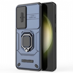 Kuori Samsung Galaxy S25 Plus 5g Kestävä Rengas Linssinsuojalla Suojakuori