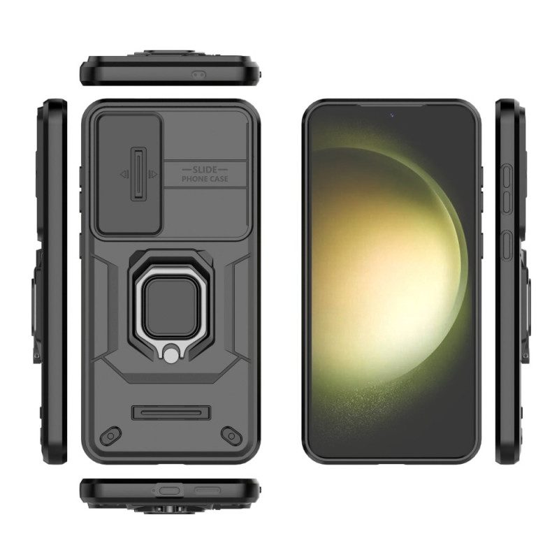 Kuori Samsung Galaxy S25 Plus 5g Kestävä Rengas Linssinsuojalla Suojakuori