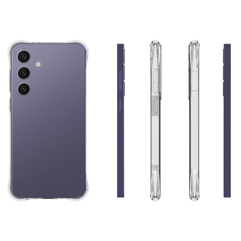 Kuori Samsung Galaxy S25 Plus 5g Läpinäkyvä Vahvistettu Liukumaton Suojakuori