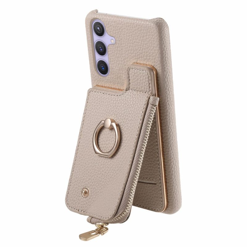 Kuori Samsung Galaxy S25 Plus 5g Lompakko Magneettisella Jalustalla Suojakuori