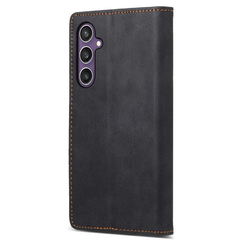 Nahkakotelo Samsung Galaxy S25 Plus 5g Puhelinkuoret Rfid-lompakko