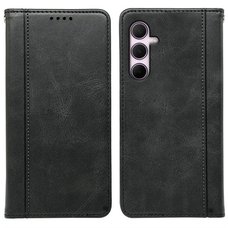 Nahkakotelo Samsung Galaxy S25 Plus 5g Vintage-tyylinen Suojakuori