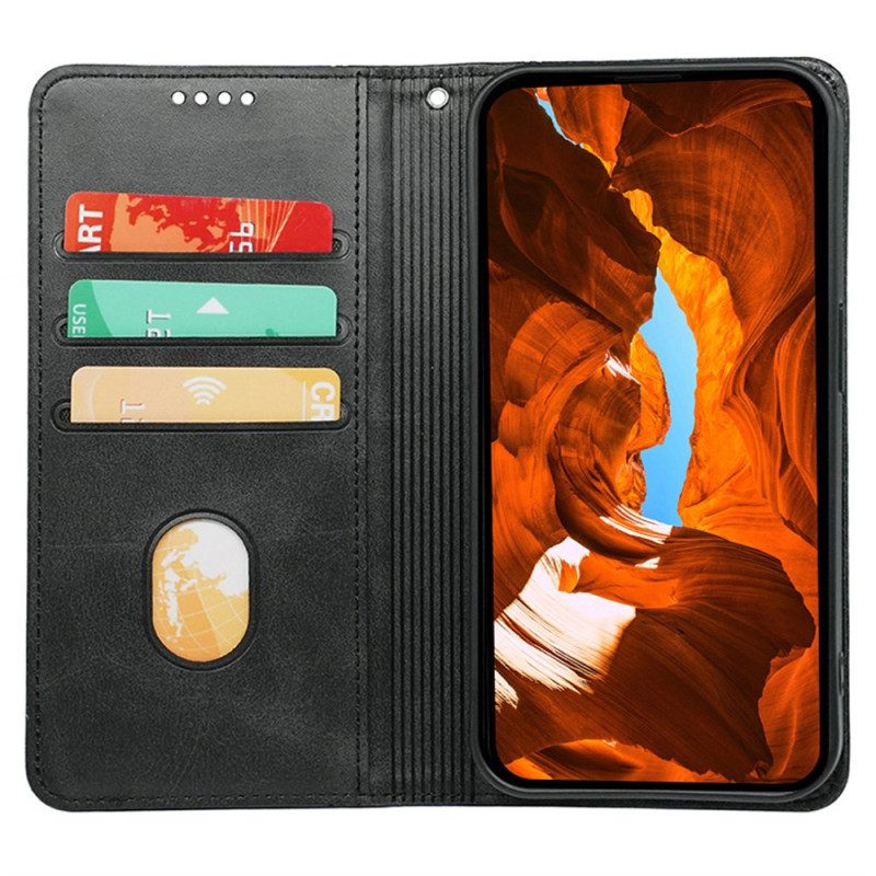 Nahkakotelo Samsung Galaxy S25 Plus 5g Vintage-tyylinen Suojakuori