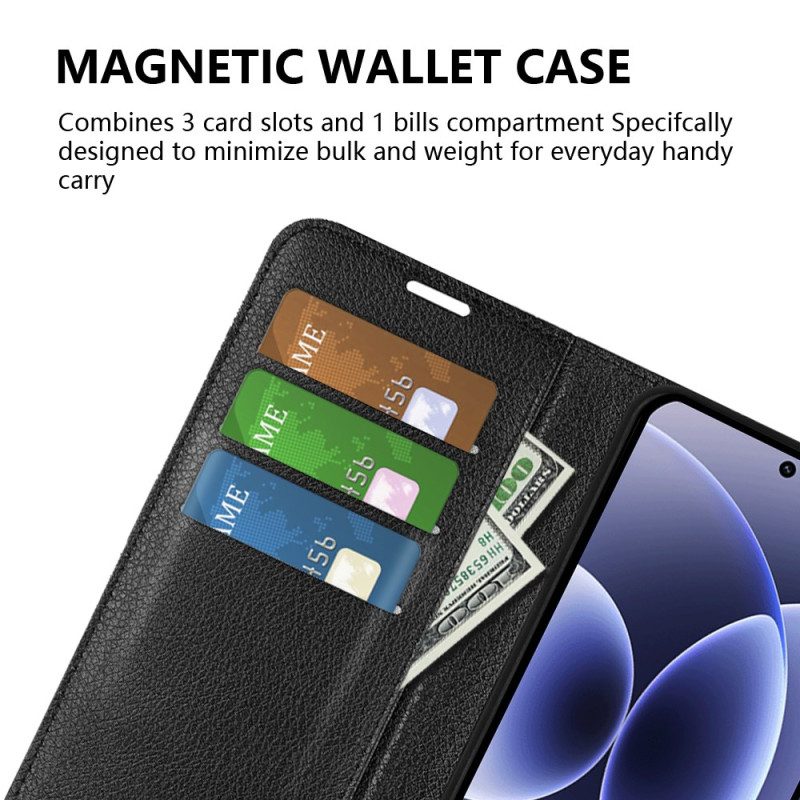 Kotelot Xiaomi 17 Klassinen Litsikuvioinen Keinonahka