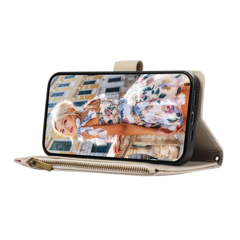 Kotelot Xiaomi 17 Puhelinkuoret Reunustettu Lompakko Nauhalla