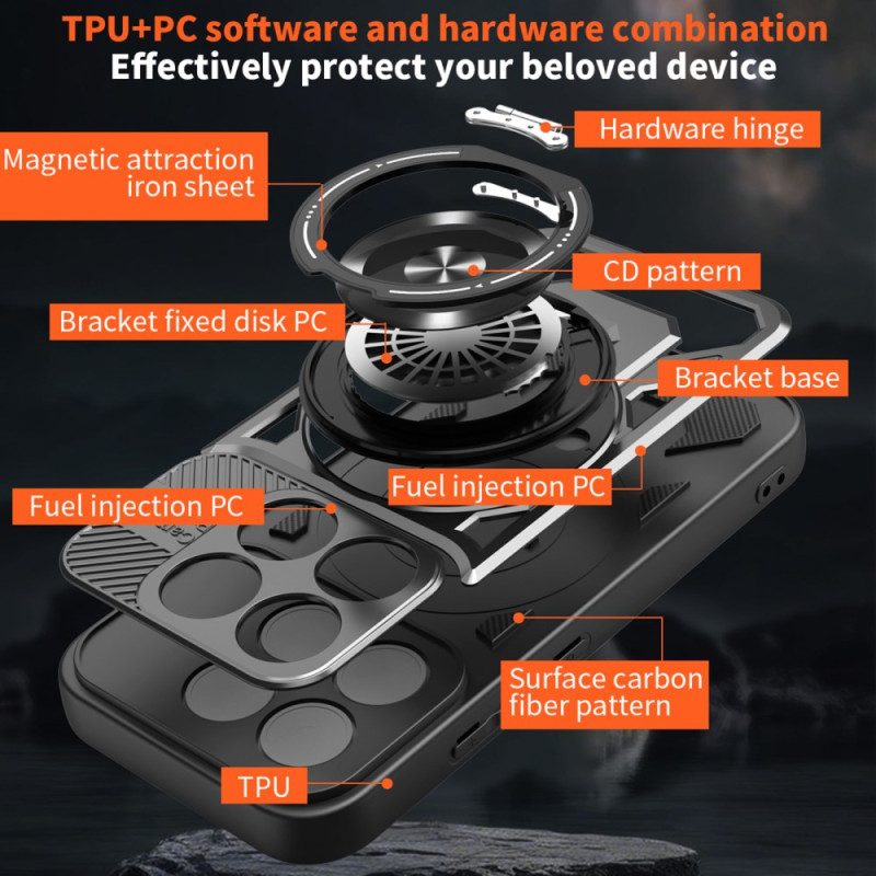 Kuori Xiaomi 17 Magneettinen Pyörivällä Jalustalla