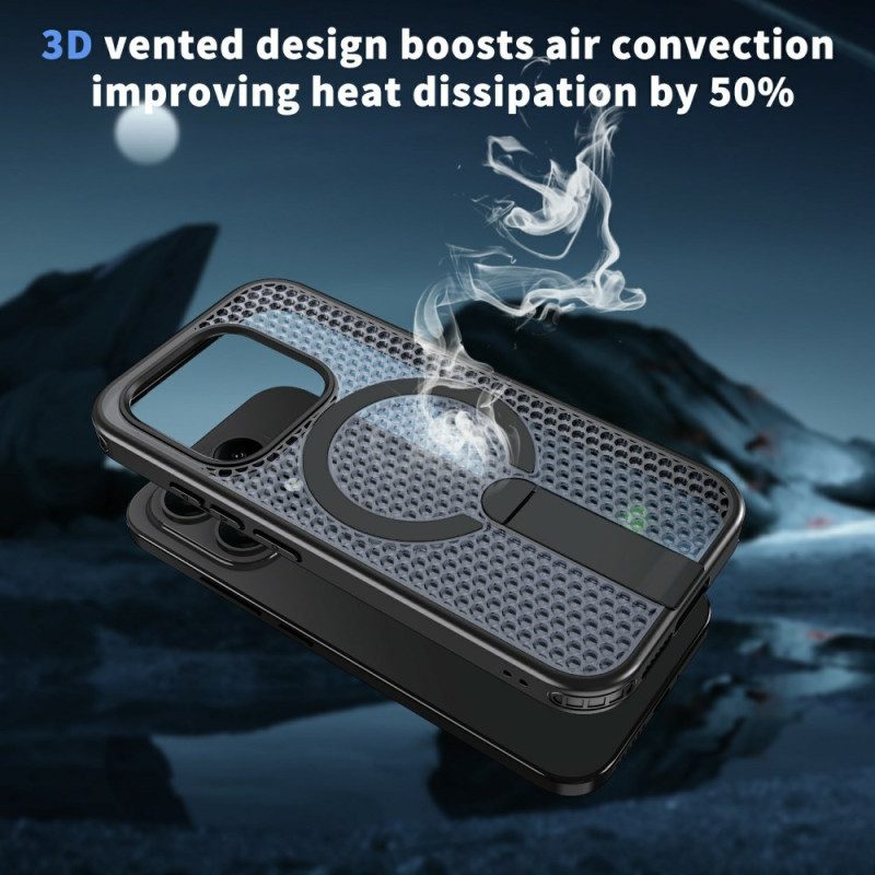 Kuori Xiaomi 17 Magneettinen Ruudukkokuvio Ja Tukijalka