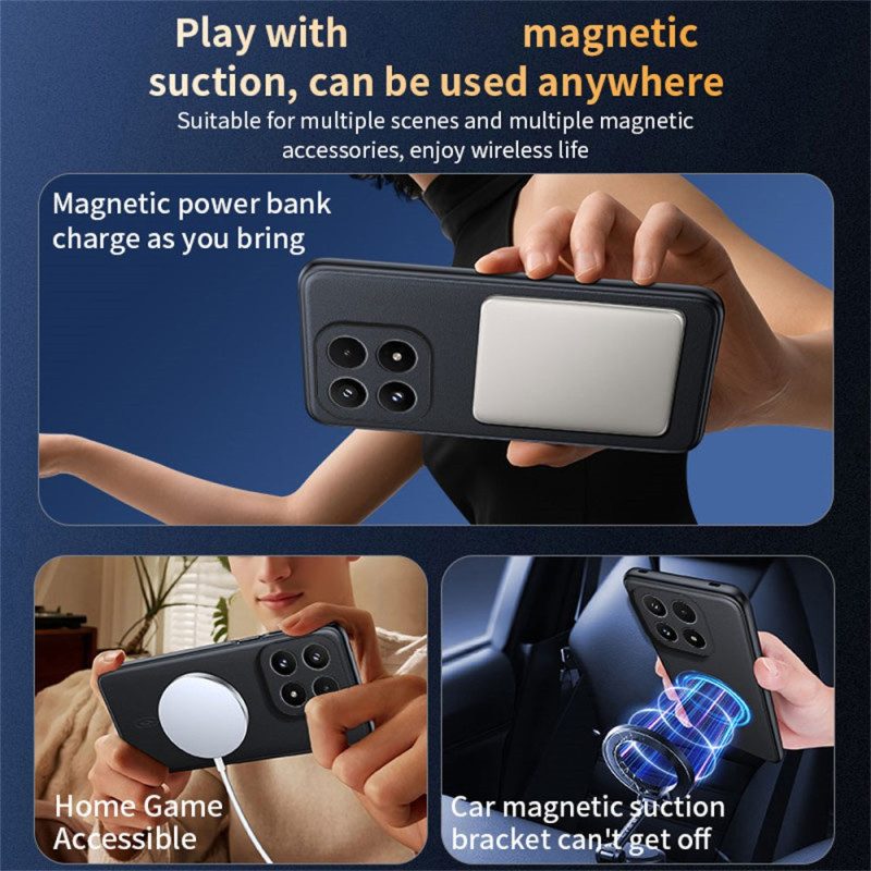 Kuori Xiaomi 17 Magsafe-nahkakuvio