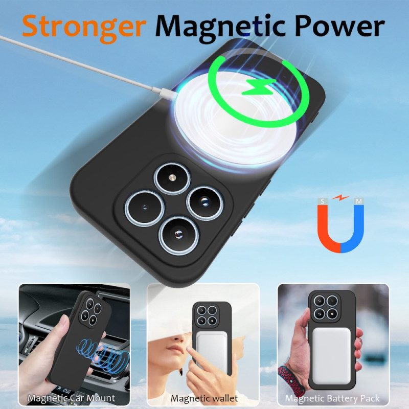 Kuori Xiaomi 17 Nestemäinen Silikonimagneettinen