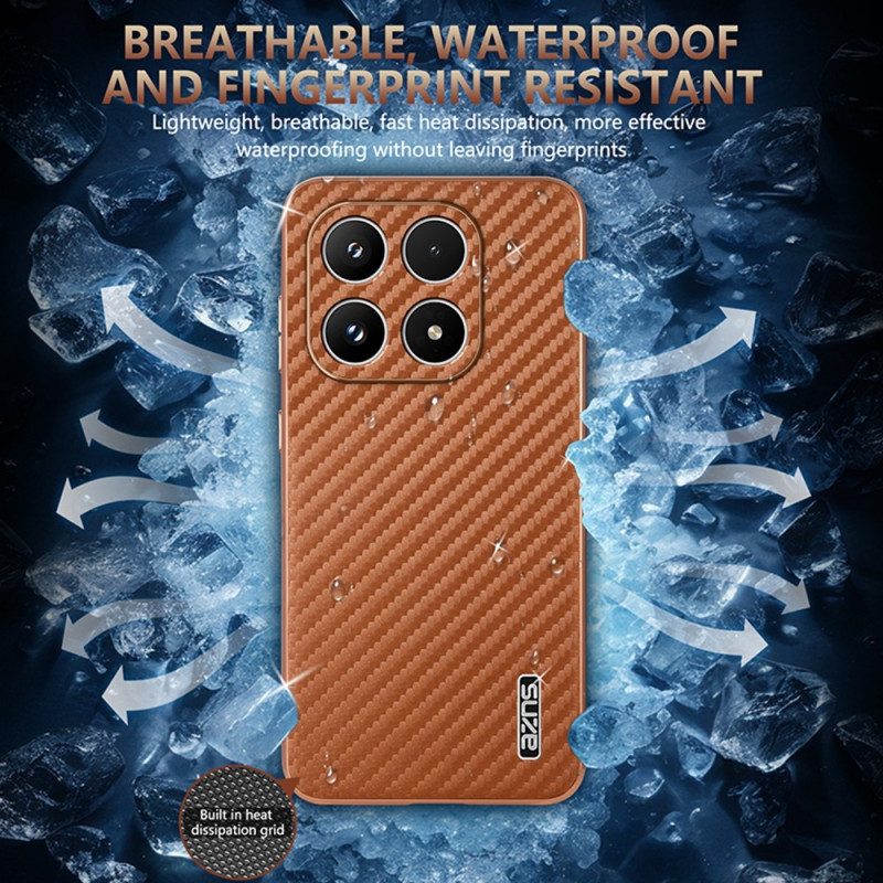 Kuori Xiaomi 17 Tekstuuri Azns Hiilikuitu Suojakuori