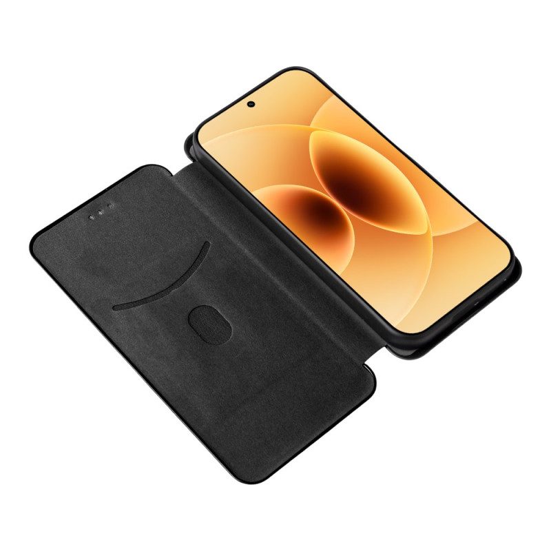 Nahkakotelo Xiaomi 17 Hiilikuitukuvio